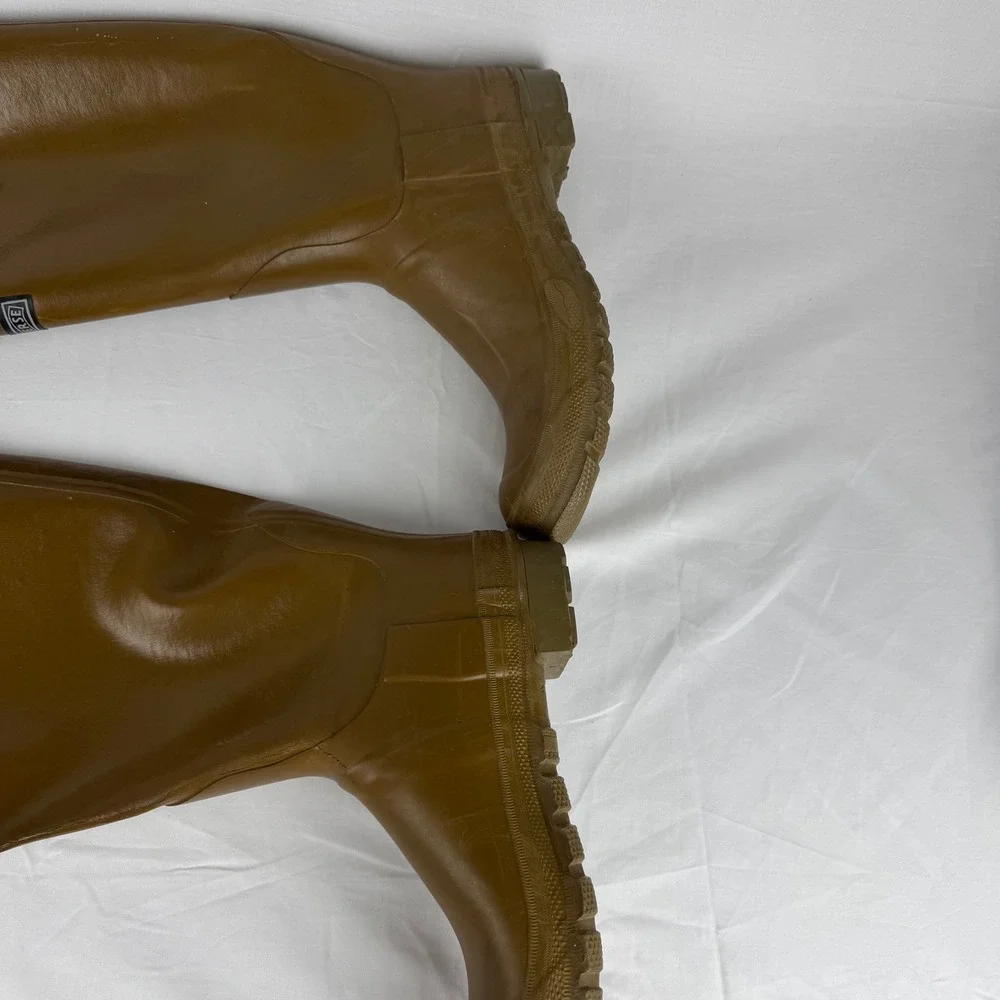 Vintage Converse Rubber Hip Waders Brown High Thigh Fishing Hunting Boots Mens 9
